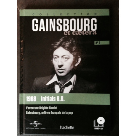 Collection gainsbourg et caetera N°2 1968 INITIAL B.B. LIVRE + CD