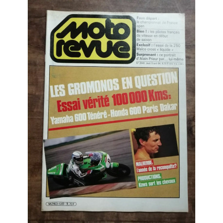 Moto Revue Nº 2649 5 avril 1984