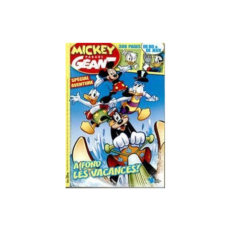 Mickey Parade Géant N° 353 : À fond les vacances