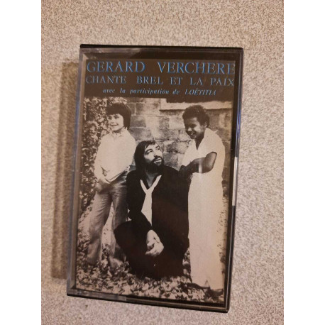 Cassette Audio - Gerard Verchere chant brel et la prix