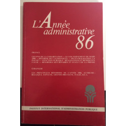 L'ANNEE ADMINISTRATIVE 86