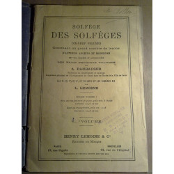 l Lemoine Solfège des solfèges 2ème volume cie