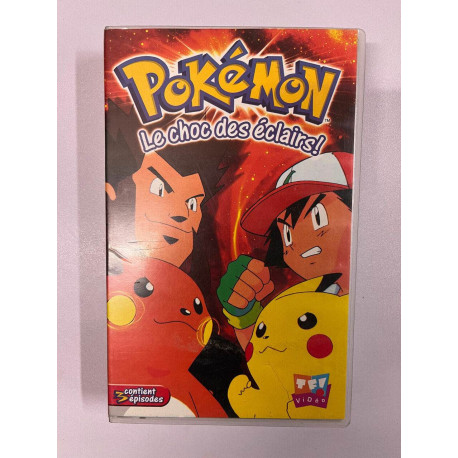 Pokémon Le choc des éclairs VHS Cassette vidéo