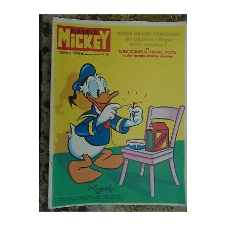 Le Journal de Mickey hebdomadaire Spécial N 1091