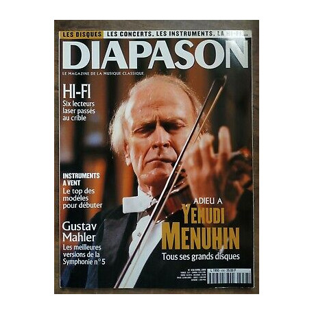 diapason Le Magazine de la Musique Classique Nº458 Avril 1999