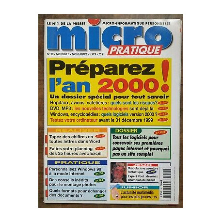 Micro Pratique Nº 38 Novembre 1999