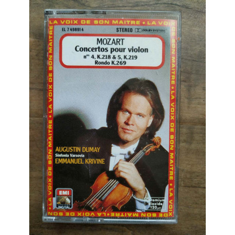 Mozart Concertos pour violon Nos 4 5 - Augustin Dumay Cassette...