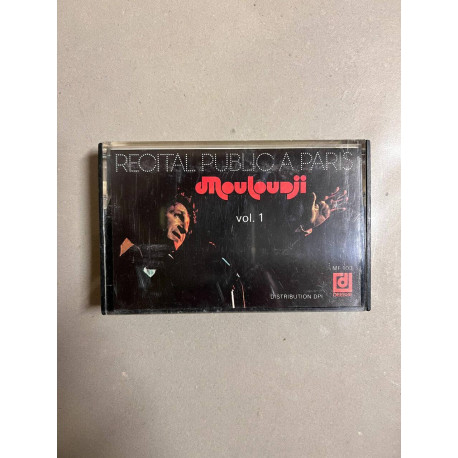 Recital Public à Paris - Mouloudji Vol 1 Cassette Audio-K7