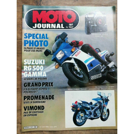 Moto Journal Nº 707 27 Juin 1985