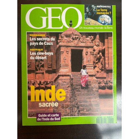 Geo Nº 169 Un Nouveau Monde Inde sacrée 1993