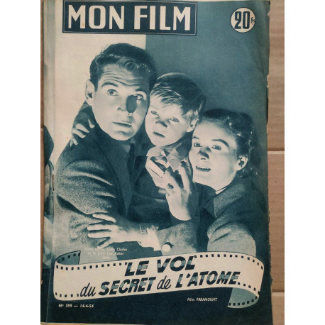 Mon Film n 399 Le vole du secret de l'atome 14 4 1954