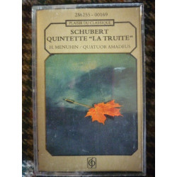 Schubert Quintette La Truite-Menuhin Cassette Audio EMI 2M255-00169