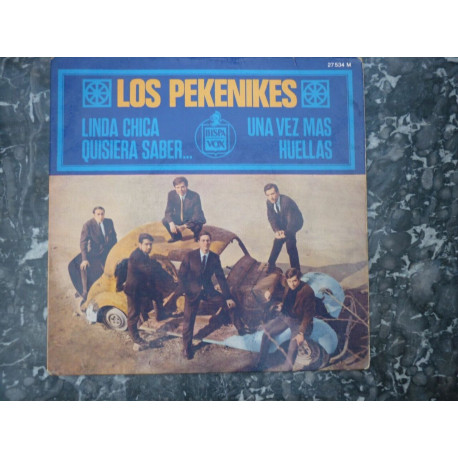 Los Pekenikes Linda Chica-Une vez mas-Quisiera saber-Huellas 45t...