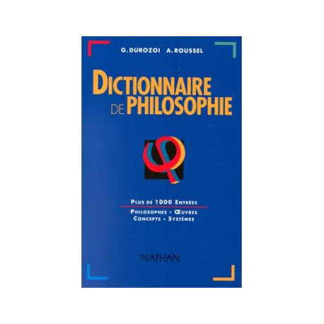 Dictionnaire de philosophie