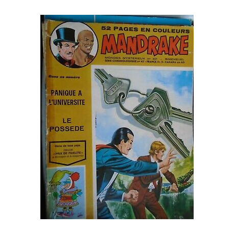 Mandrake n 401 Editions des remparts juin 1973