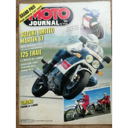 Moto Journal Nº 753 12 Juin 1986