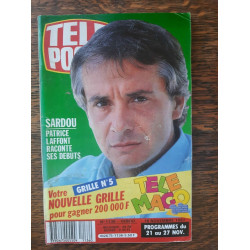 Tele Poche Magazine N 1136 Michel Sardou 16 Novembre 1987