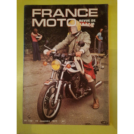 France Moto Revue de La f f m Nº 110 Novembre 1977