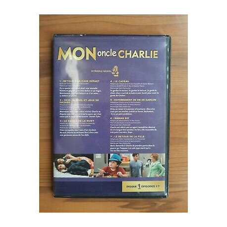 DVD - Mon Oncle Charlie Intégrale Saison 4 - Episodes 1-7