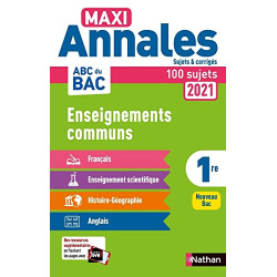 Annales ABC du Bac 2021 - Tout en un 1re : Français -...