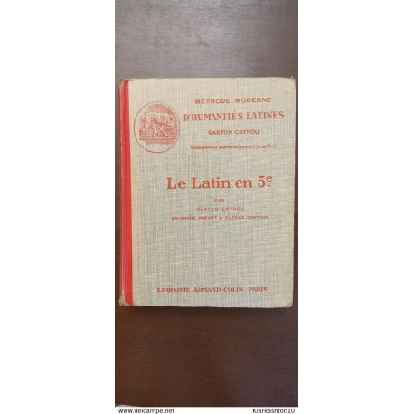 Le Latin en 5e - Méthode Modern D'Humanités Latines