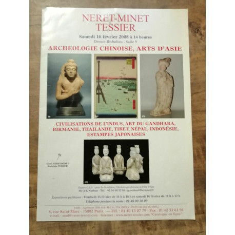 neret minet Tessier Archeologie chinoise Arts d'Asie Samedi 16...