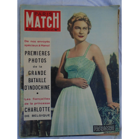 Magazine Paris Match - 192 - novembre 1952 - Princesse Charlotte...