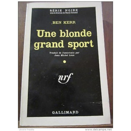 une blonde grand sport