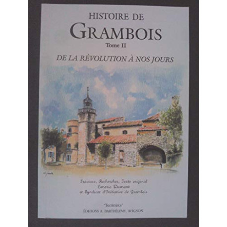 Histoire de Grambois (Territoires)