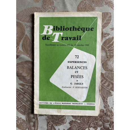 Bibliothèque de Travail n°472