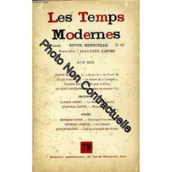 Les Temps Modernes N° 89 - André Blumel. ¿ Le « Décret-Loi » Du 9...