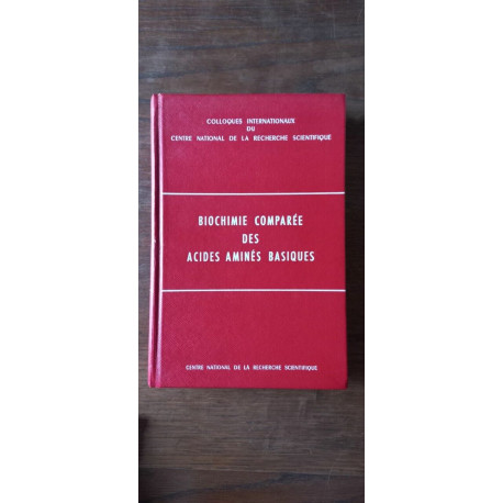 Biochimie Comparée Des Acides Aminés Basiques louis jean gap