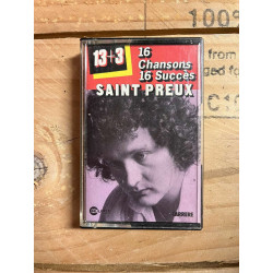 Cassette 16 chansons 16 succès Saint Preux Cassette Audio-K7