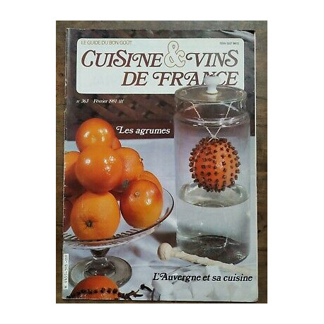 Cuisine et Vins de France Nº 363 Février 1981