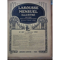 Larousse Mensuel illustré revue encyclopédique n107 Janvier 1916