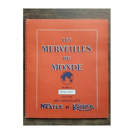 Les Merveilles du Monde vol 3 1956 1957