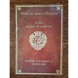 Hôtel des ventes d'Auxerre Livres anciens Modernes 24 25 Octobre 2008