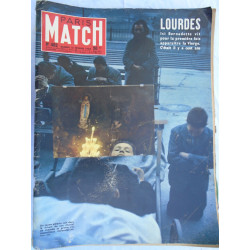 Magazine Paris Match - 462- février - 1958 - Lourdes