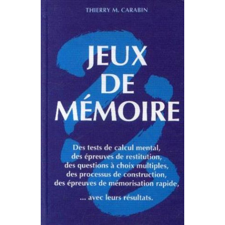 Jeux de mémoire