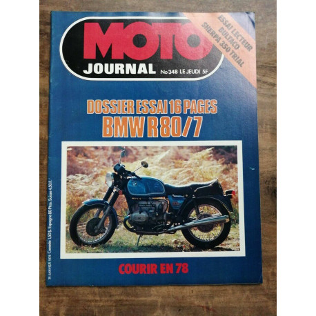 Moto Journal n 348 26 Janvier 1978