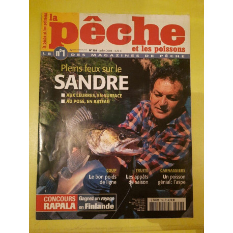 La Pêche Et Les Poissons Nº758 Pleins Feux Sur Le Sandre 2008