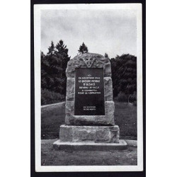 CPA Carte photo seppois le bas Monument du Groupe Mobile d'Alsace GMA