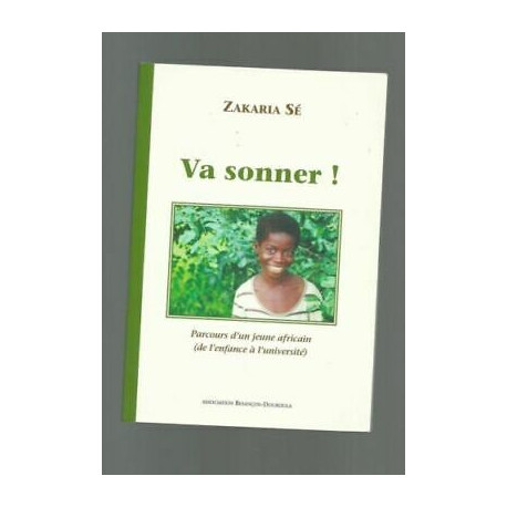 Zakaria Se burkina faso VA anello Parcours di Un Giovane Africano