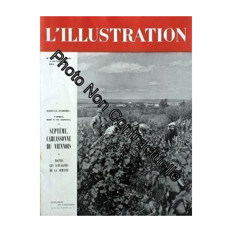 Illustration (L') N° 5248 Du 09/10/1943 - Septeme - Carcassonne Du...