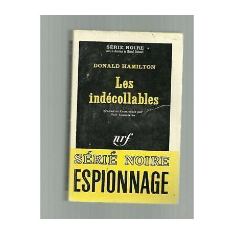 Série Noire espionnage 903 Donald HAMILTON Les indécollables