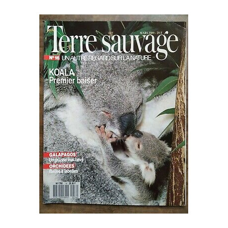 Terre Sauvage n16 Mars 1988 Koala Premier baiser