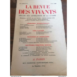 La Revue des vivants 4 2e année avril 1928