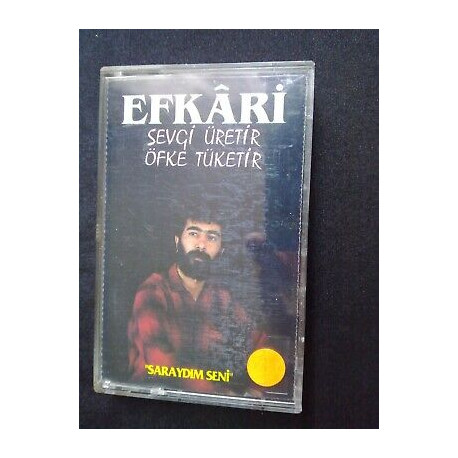 Efkâri Sevgi üretir-Öfke Tüketir Cassette Audio-K7 Raks