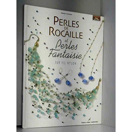 Perles de rocaille et perles fantaisie sur fil nylon