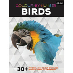 Colour-by-Number: Birds: 30+ fun et relaxing colour-by-number...